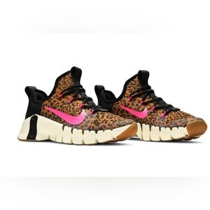 Nike women’s Free Metcon 3 'Leopard Print' size 7 NWT